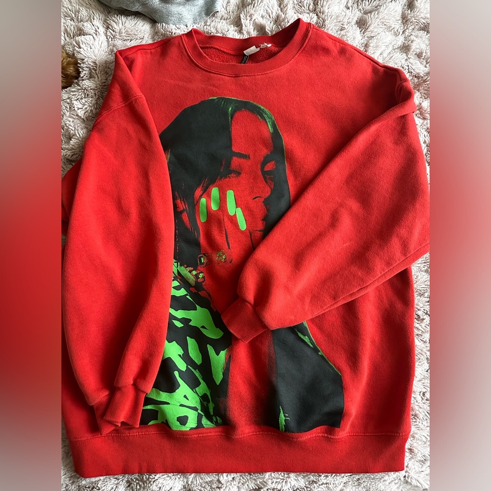H&M Billie Eilish Crewneck Sweatshirt